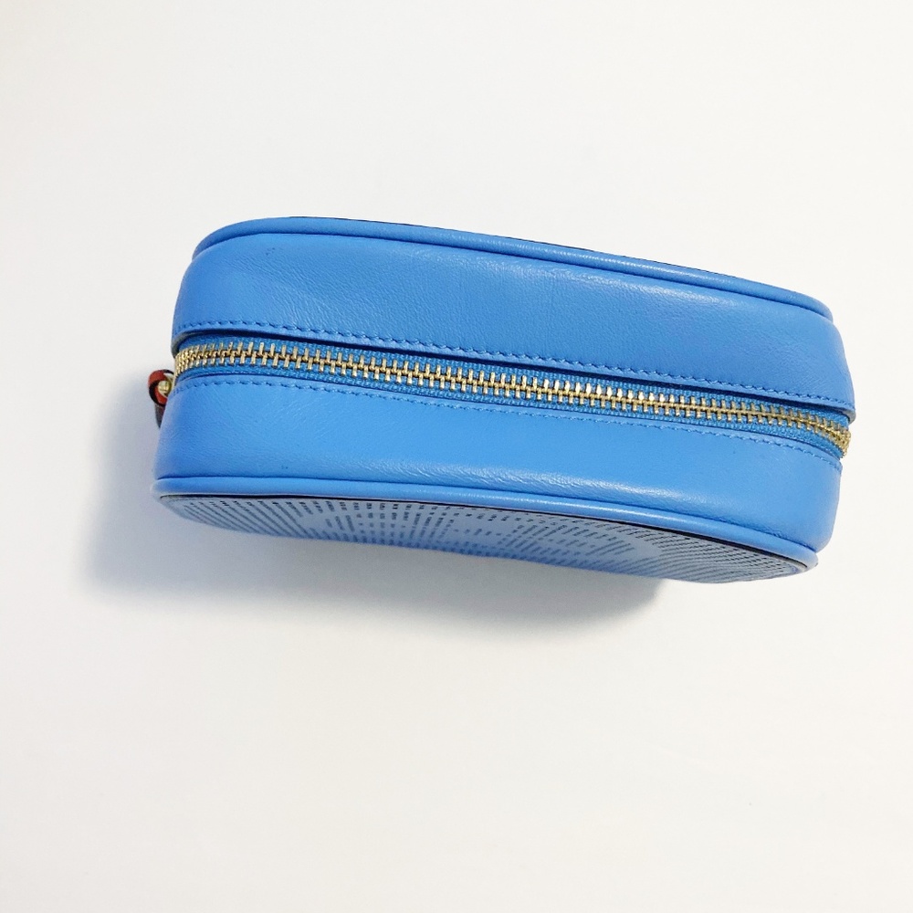 NWOT // Tory Burch Pouch/ Clutch Blue - Picture 2 of 5